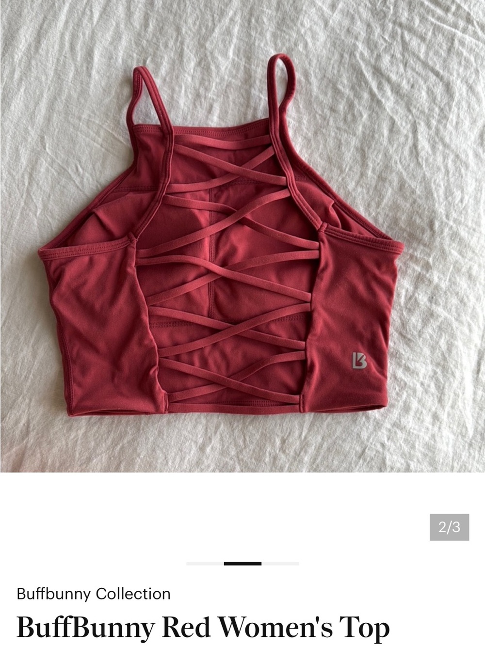 Buffbunny top. It’s new